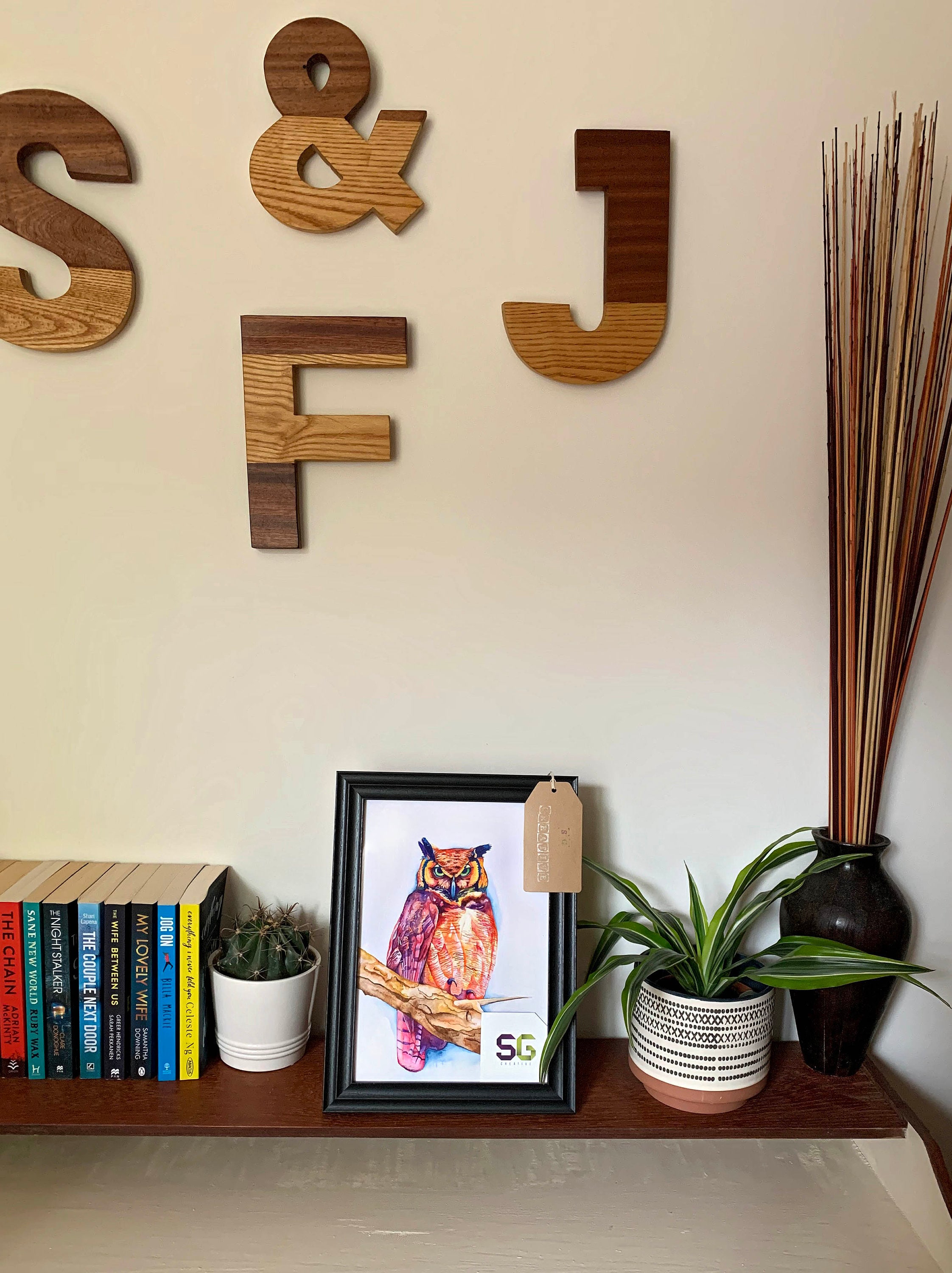 Great Horned Owl Watercolour Painting