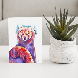Red Panda (A5 Greeting Card)