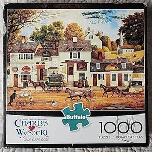 Buffalo Charles Wysocki Olde Cape Cod 1,000-pc Jigsaw Puzzle Counted Complete