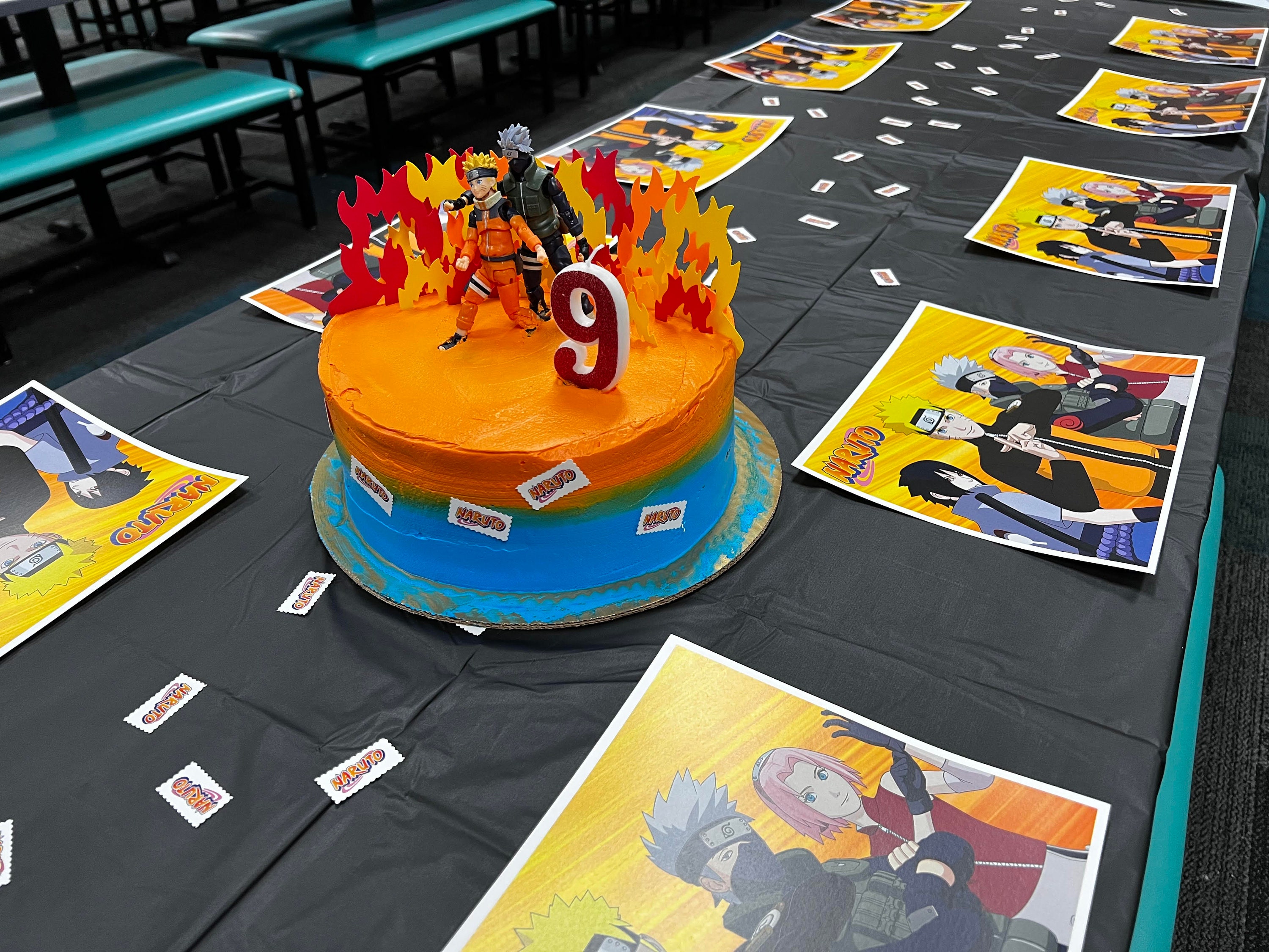 Pin de ALEXANDRA em Naruto cake  Aniversário naruto, Festa naruto