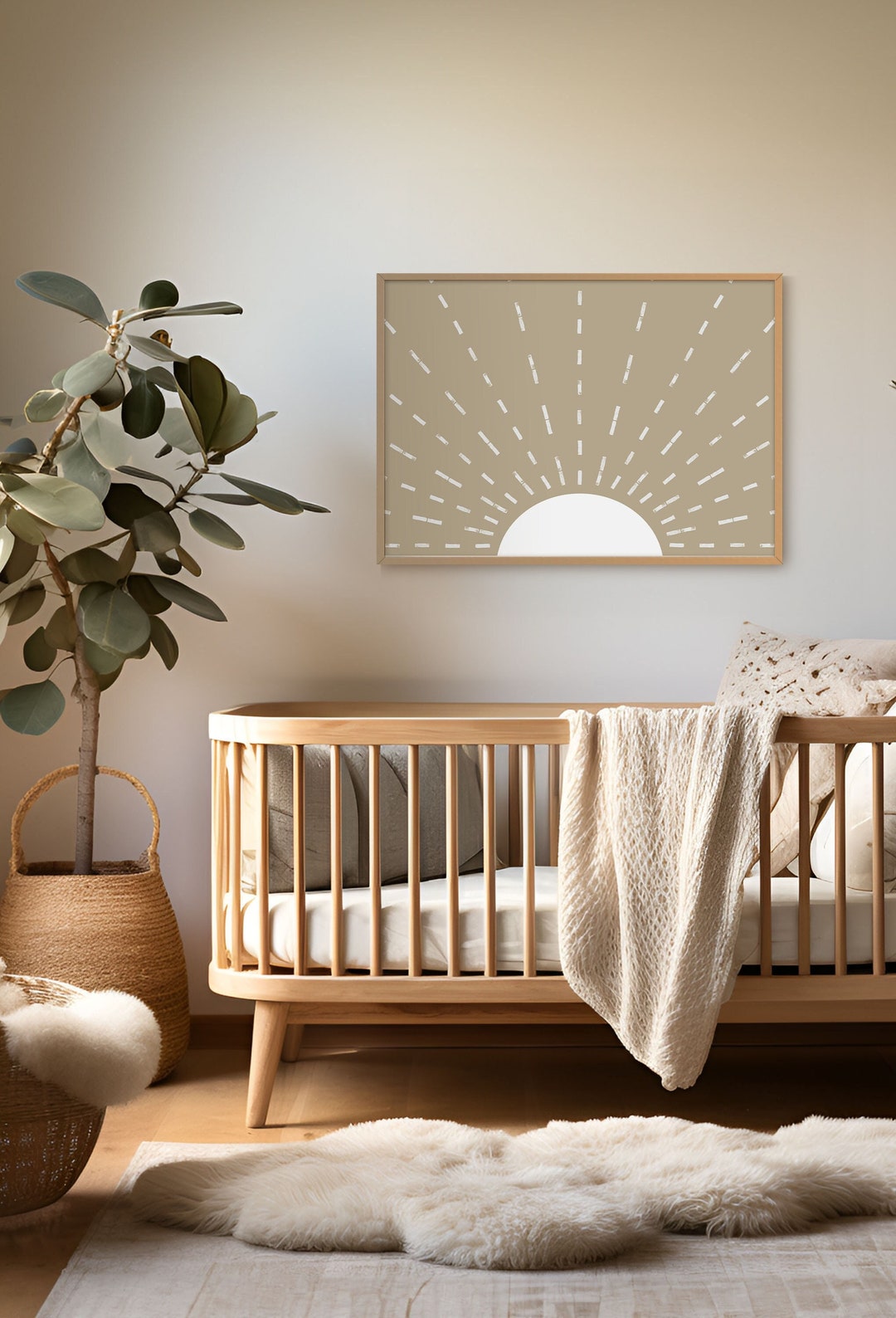 Sunshine Wall Art Sun Shine Nursery Print Large Boho Wall Art Playroom ...