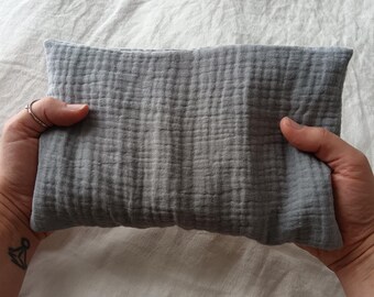 Weighted Lavender Pillow Organic Mask Relaxation Aid Stress Relief Meditation Cushion Yoga Gift Men Aromatherapy Sleep Support Pain relief
