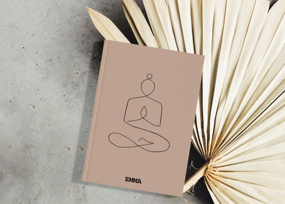 Meditation gift idea meditation journal custom meditation planner personalized meditation gift for meditation lover gift spiritual gift