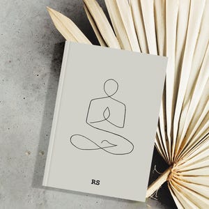 Yoga journal personalized yoga planner custom yoga notebook