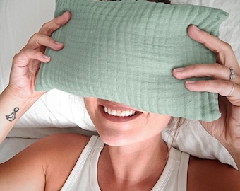 Lavender Eye Pillow Weighted Mask Aromatherapy Accessory Relaxation Aid Stress Relief Natural Therapy Sleep Support Mindfulness Practice