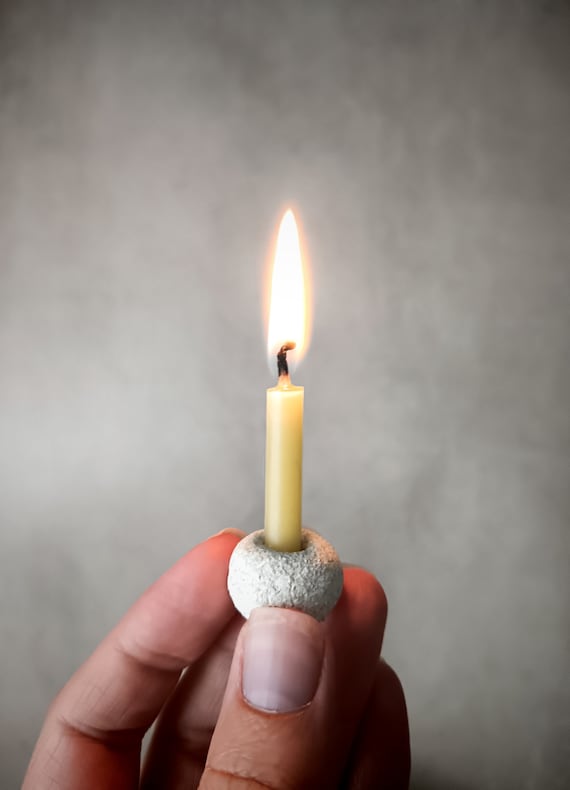 20 minute candle holder for meditation candle stick tiny pot candlestick mindful moment clay candle holder for 20 min candle holder mini