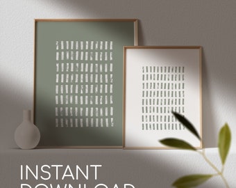 Japandi wall art minimalist wall art sage green wall art downloadable art sage green prints minimal wall art sage green print set minimal