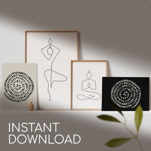 Printable yoga wall art digital yoga art printable yoga poster downloadable yoga art download yoga wall art printable yoga gift yoga print