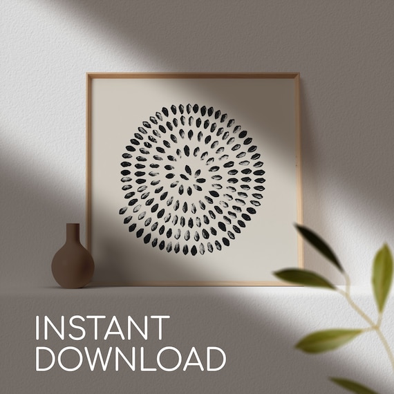 Japandi wall art print download square print japandi downloadable art japandi printable art yoga poster square meditation print yoga room