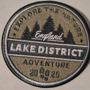 Lake District Adventure 2025 Embroidered Patch