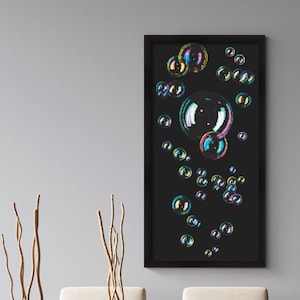 Soap bubbles digital pattern for cross stitch image 1