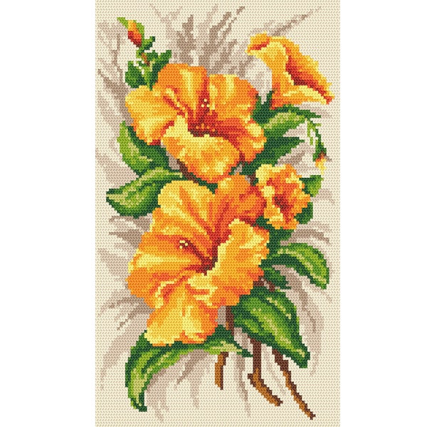 Hibiscus - Online pattern for cross stitch