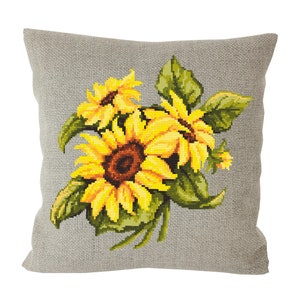 Sunflowers - Digital pattern for cross stitch ,  Bouquet of sunflowers PDF