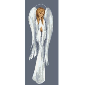 Angel - pattern cross stitch, PDF, Angel digital cross stitch pattern, pdf,.hks- smartphone pattern, pattern for instant download