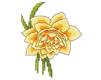 Daffodil - Online pattern for cross stitch