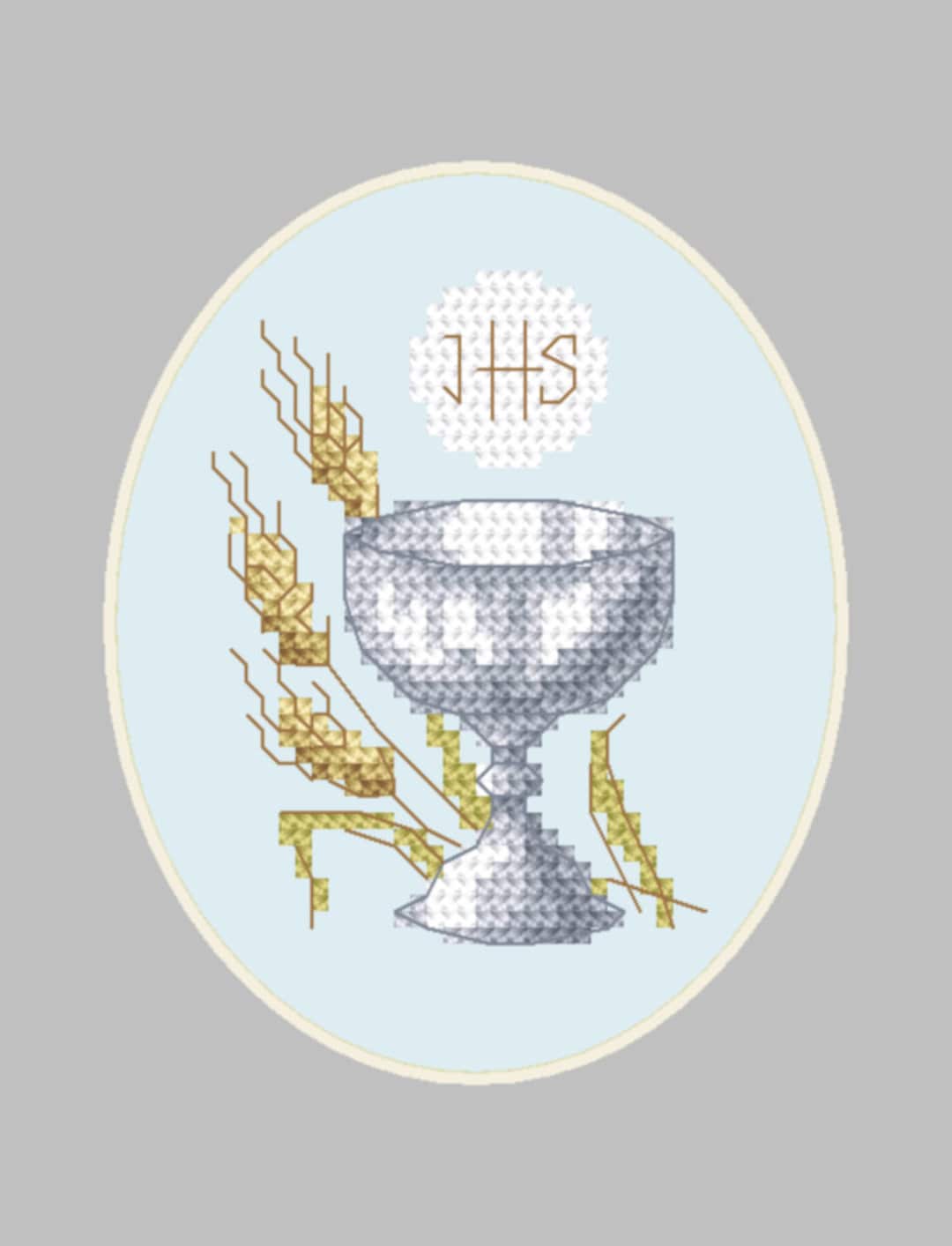 First Holy Communion Card - Cup Modern Cross Stitch Pattern,religious ...