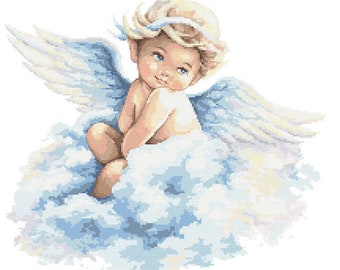 Cross stitch pattern PDF - Sweet little angel