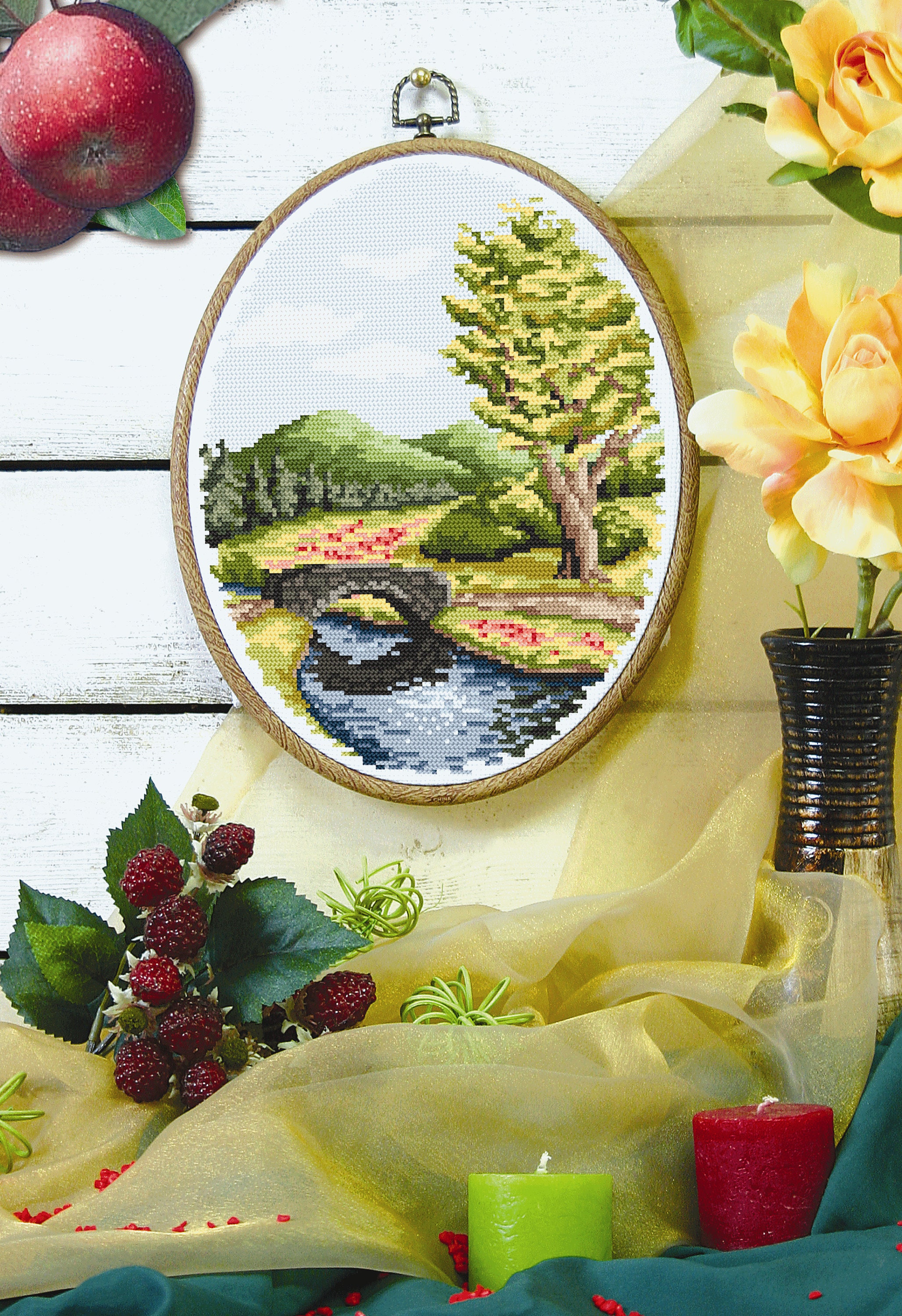 Four Seasons-spring,summer- 2 Digital Cross Stitch Patterns PDF, Small ...