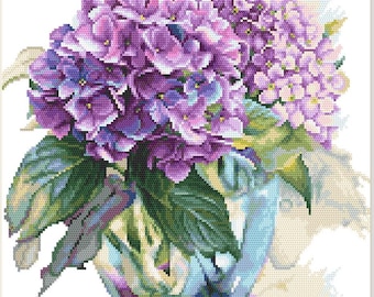 White Roses Digital Counted Cross Stitch Pattern in PDF - Etsy