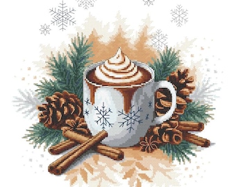 PDF kruissteekpatroon - Winterchocolade