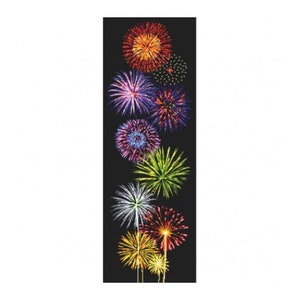 Magic of fireworks digital pattern for cross stitch