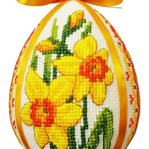 3 Easter Eggs With Spring Flowers Digital Patterns Cross Stitch - Etsy