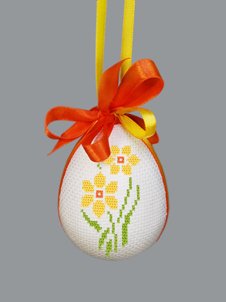 Easter Eggs With Flowers 4 Stitch Patterns, Digital Pdf, Graphics ...