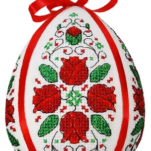 Easter Eggs With Flowers 4 Digital Cross Stitch Patterns, - Etsy