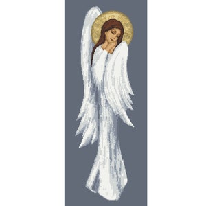 Angel - Online pattern cross stitch, PDF, Angel digital cross stitch pattern, pdf, .hks- smartphone pattern, instant download.