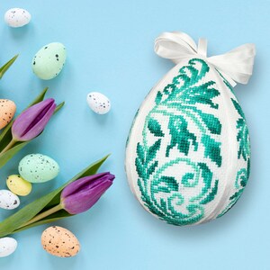 Easy Easter Eggs 3 Digital Cross Stitch Patterns, - Etsy