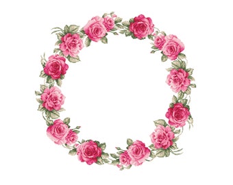 Cross stitch  pattern of garland with roses on the tablecloth, Flowers digital PDF, Pink roses counted  cross stitch pattern