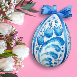 Easy Easter Eggs 3 Digital Cross Stitch Patterns, - Etsy