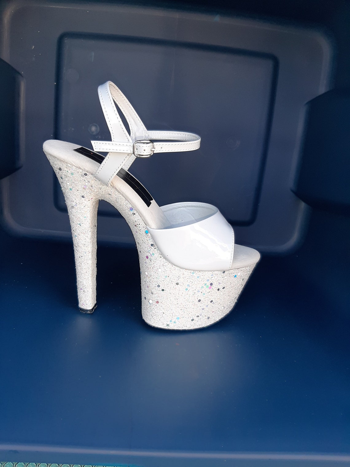 glitter stripper shoes