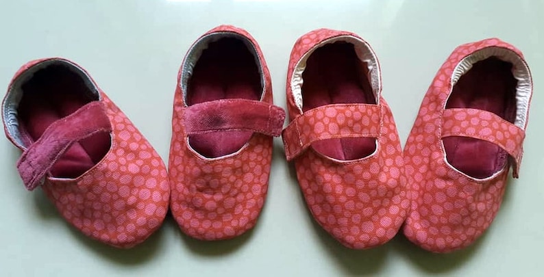 textile ballet flatsshoes for shoes for kindergarten for little Princess by Liga Slippers Rose petal Princess