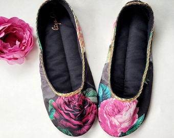 Rose Wedding ballet flats Shoes with roses Customize yourself shoes Flower shoes Ballet flats with flowers Low heel shoes Customizable shoes