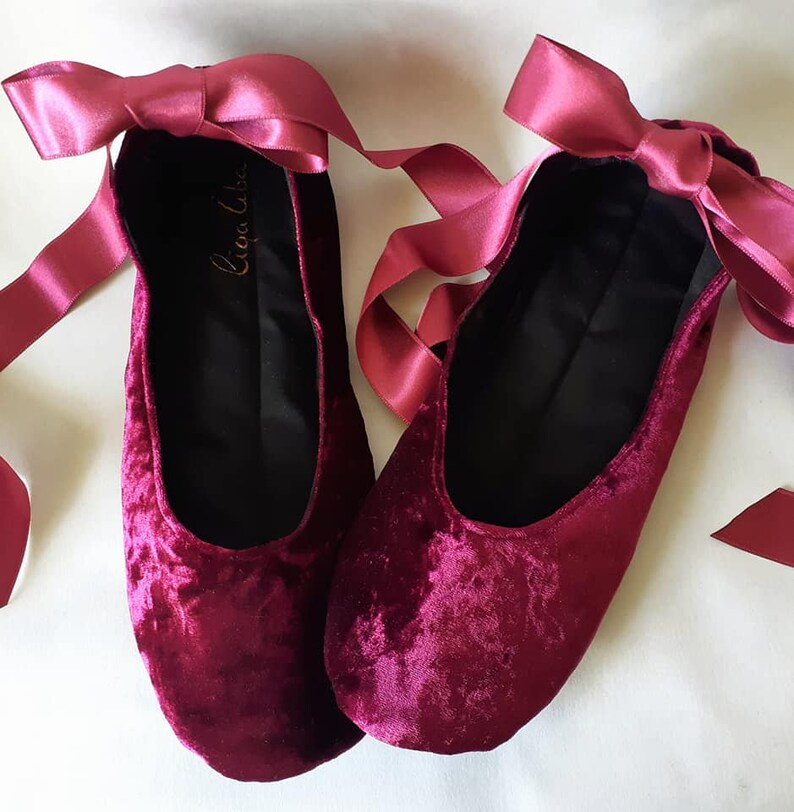 red velvet prom shoes