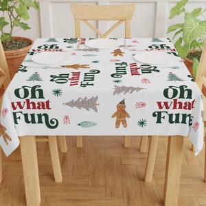 Oh What Fun Table Cloth Fun To Be One Birthday Shirt One Year Old First Birthday Christmas Birthday Oh What Fun Winter Onederland Boy