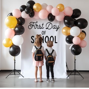 First Day Of School Tapestry Back To School First Day Of School Banner Classroom Banner First Day Of School Sign School Photo Prop