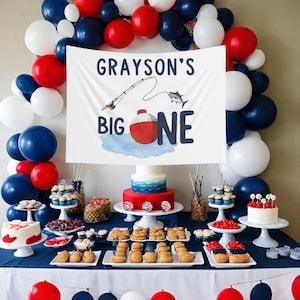 Ofishally One Backdrop O Fish Ally One Poster Officially One Party One Year Old Birthday The Big One Fish First Birthday