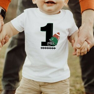 1st Year Down First Year Down Shirt Football First Birthday Party Shirt Football Birthday Party Football 1st Birthday Boy