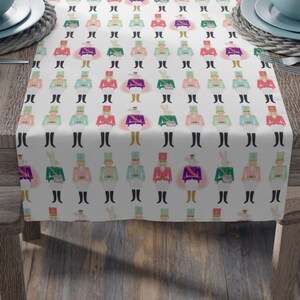 Nutcracker Party Decor Pastel Nutcracker Birthday Nutcracker Decor Nutcracker Table Runner Nutcracker Ballet Table Runner