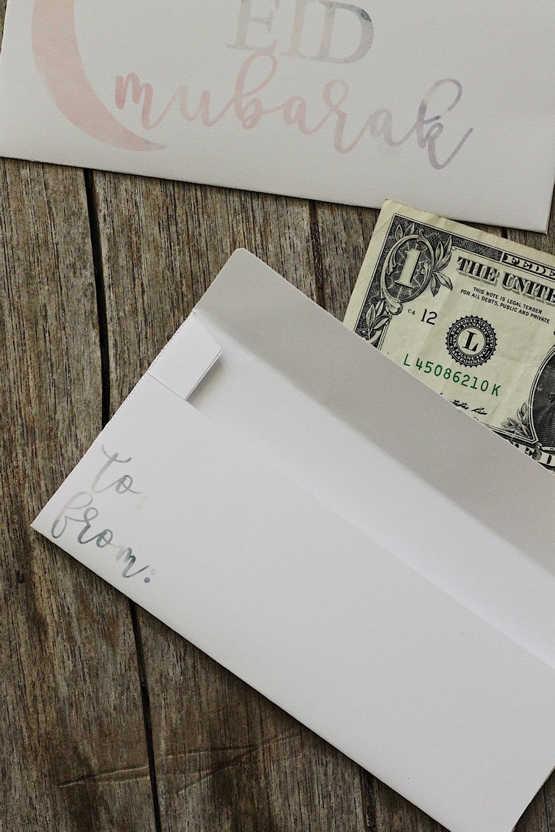 Eid Money Envelope Eid Gift Money Envelope Eidi Eid Etsy