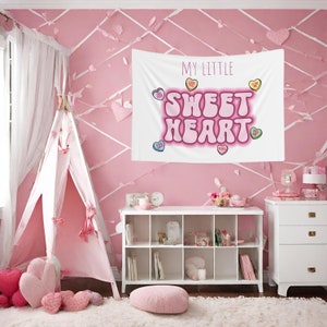 Valentine Backdrop My Little Sweetheart Valentine Reveal Backdrop Valentine Photo Prop Valentine Photo Backdrop Candy Hearts