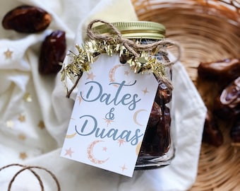 Ramadan Dates Gift Ramadan Gift Tags Ramadan Gifts Islamic Gift Tags Ramadan Craft Ramadan  Ramadan Decor Ramadan Tags  Dates Gift Box