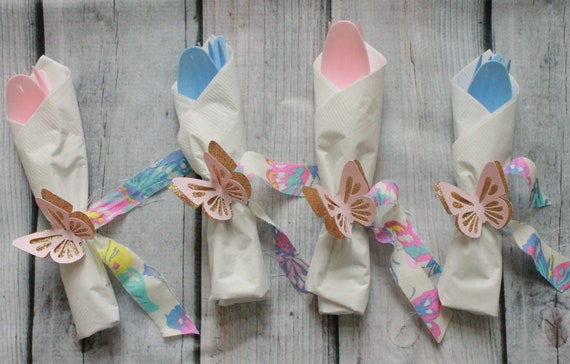 Butterfly,Butterfly Cutlery,Butterfly Flatware,Butterfly Bridal Shower,Butterfly Baby Shower Il_570xn