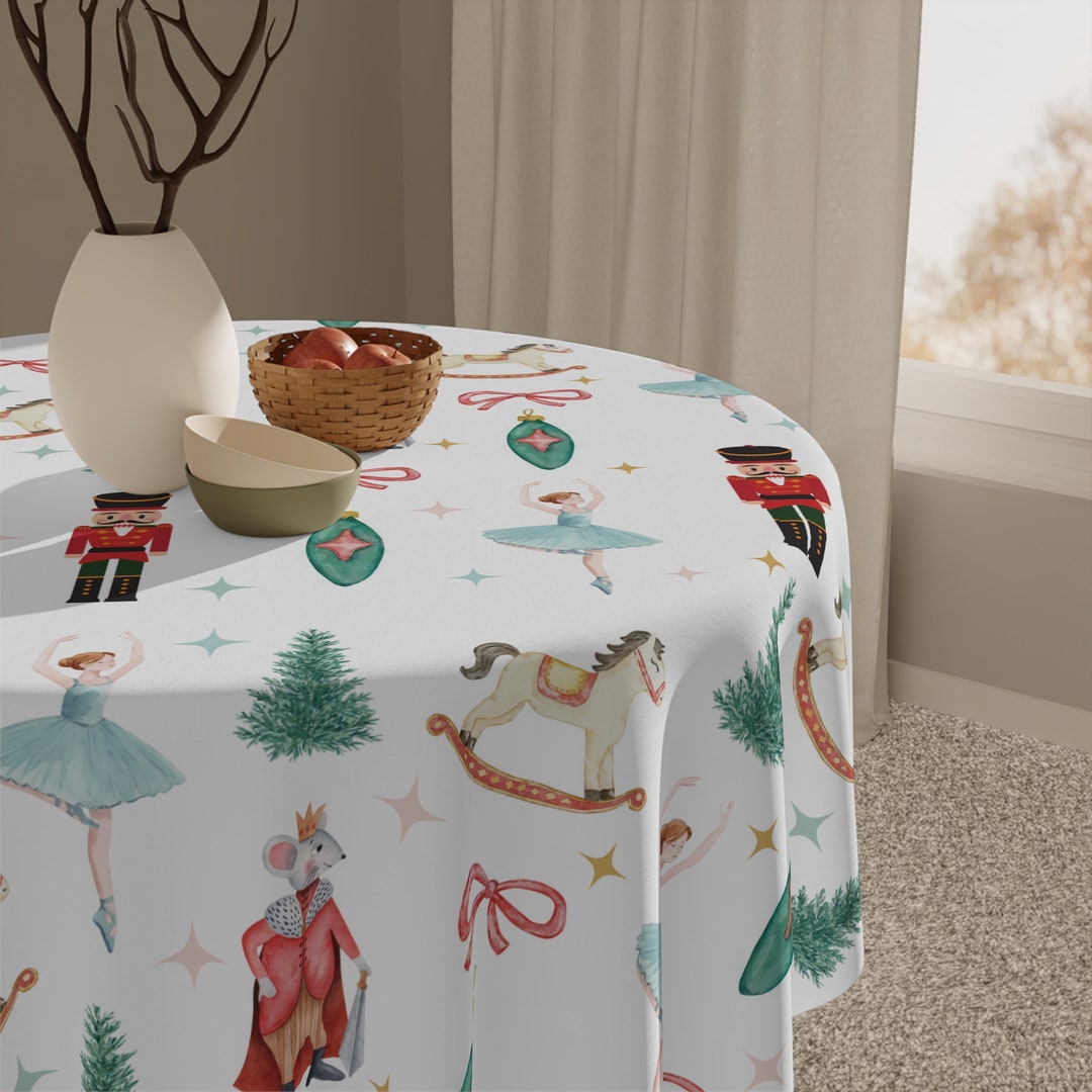 Nutcracker Tablecloth Nutcracker Birthday Decor Nutcracker Etsy