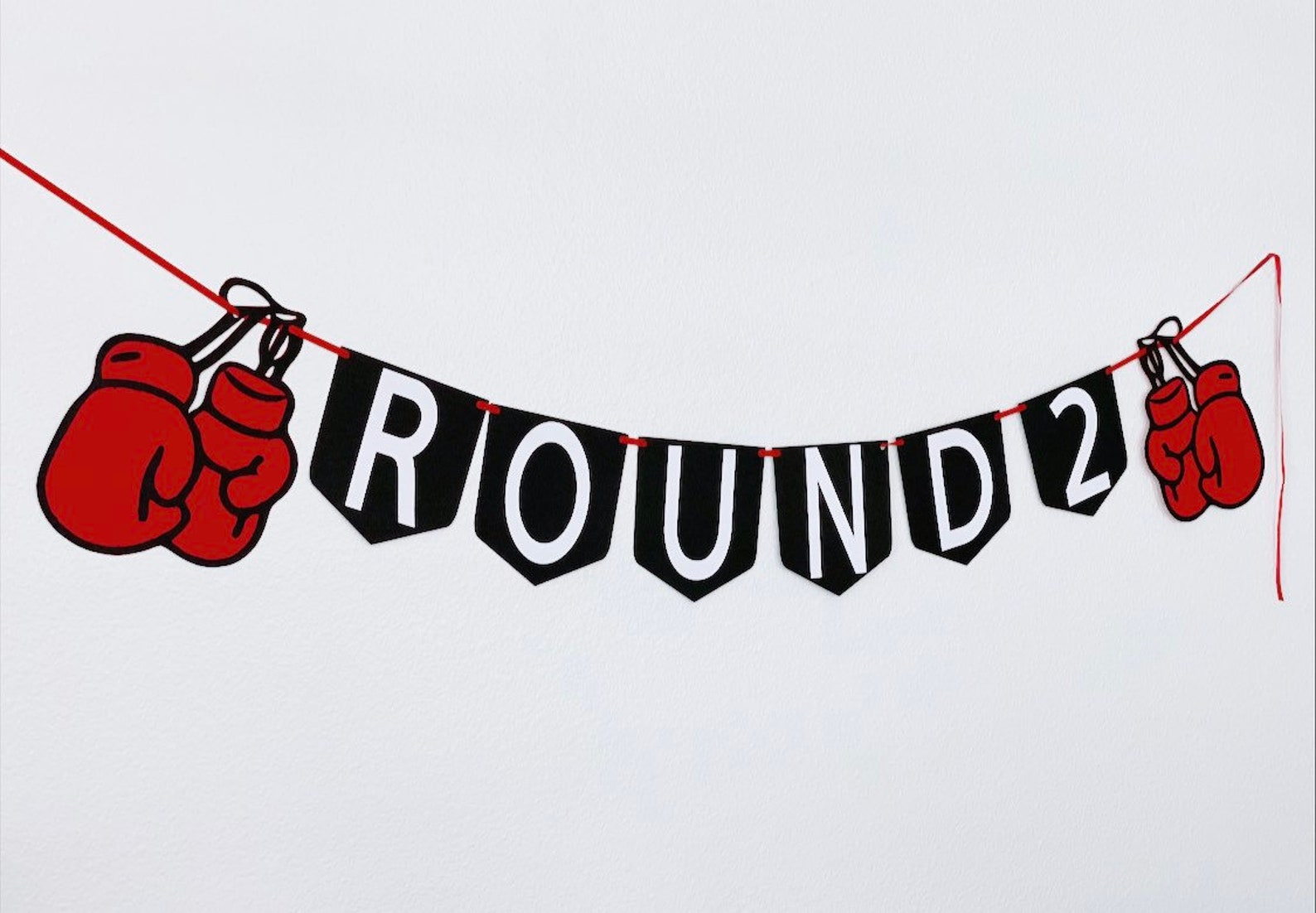 Boxing Party Boxer Little Boxer Sports Banner Boxing Gloves Etsy