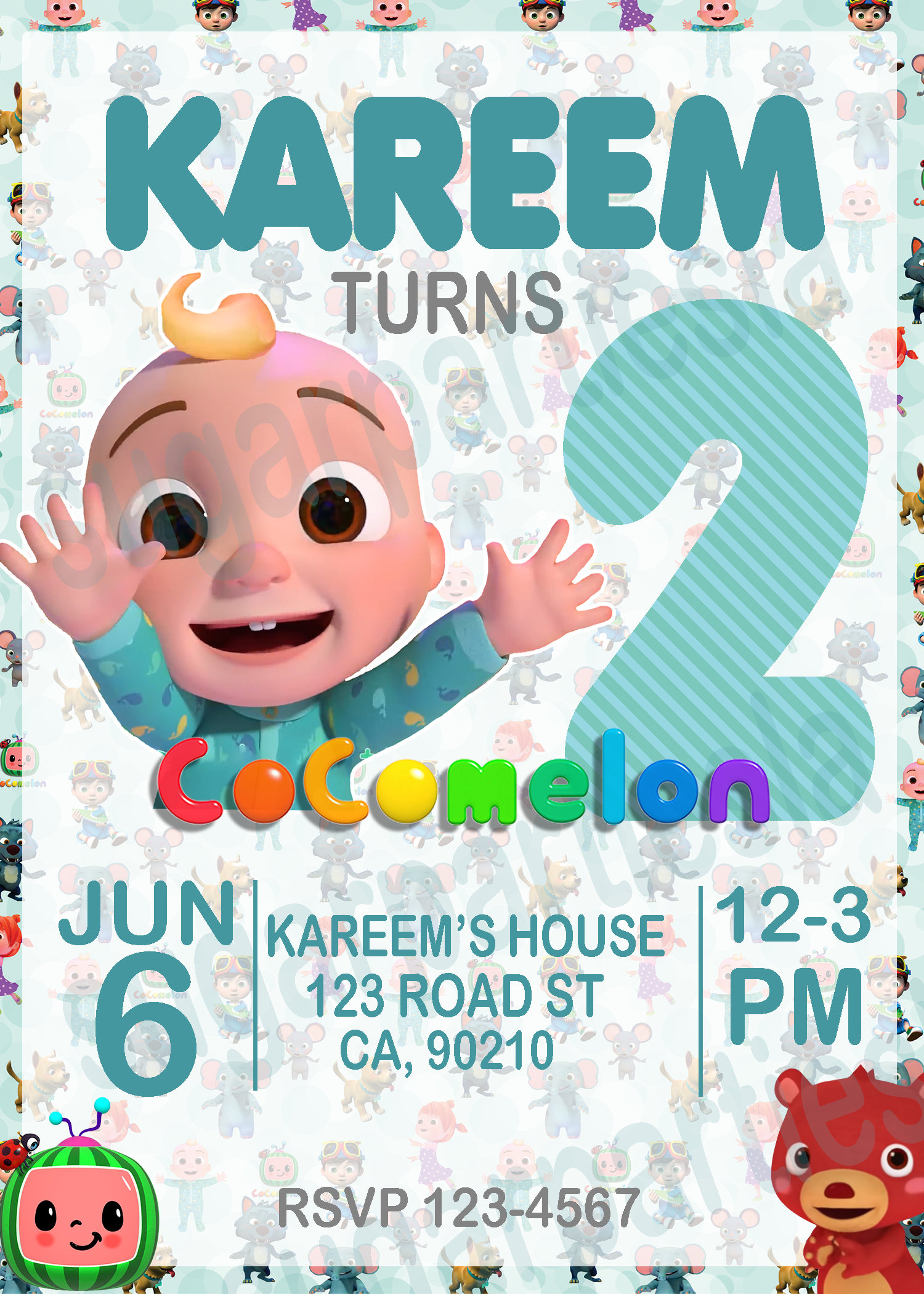 Cocomelon Theme Invitation cocomelon-theme-invitation