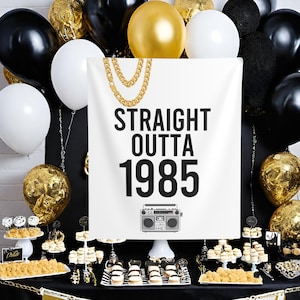 90s Hip Hop Decorations 90s Party Decorations Hip Hop Party 90s Theme Party Decorations 90s Party Straight Outta Rap Party Decoration 90s