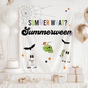 Summerween Summer Halloween Party Decorations Summerween Decorations Summerween Party Banner Summerween Party Ideas